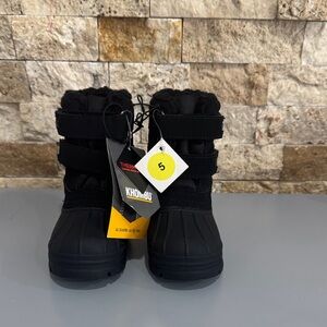 Khombu Black Insulated Winter Boots